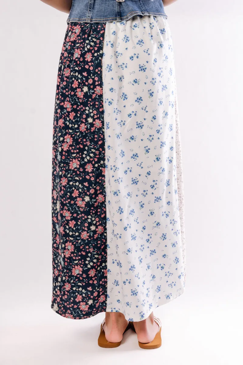 Floral Pieced Maxi Skirt sold by Below the Belt product image thumbnail 2