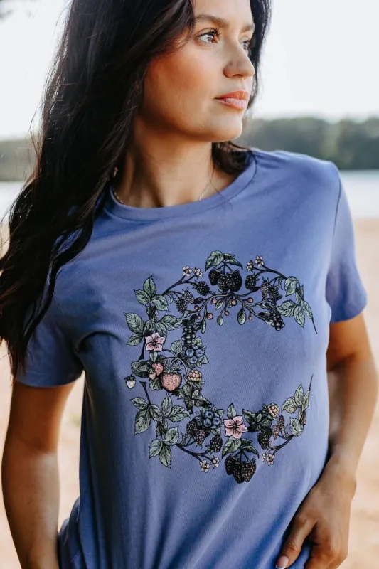 Berry Moon Tee sold by Below the Belt