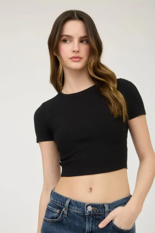 Seamless Crop Tee sold by Below the Belt