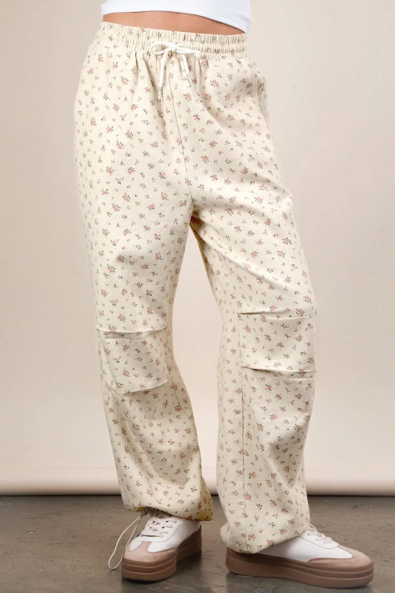 Floral Linen Parachute Pants sold by Below the Belt product image thumbnail 2