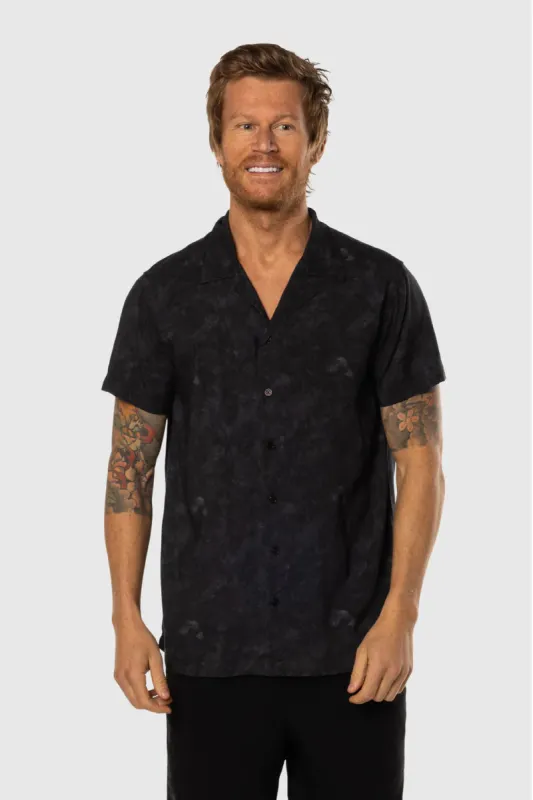 Marble Black Vice Button Up Shirt sold by Below the Belt
