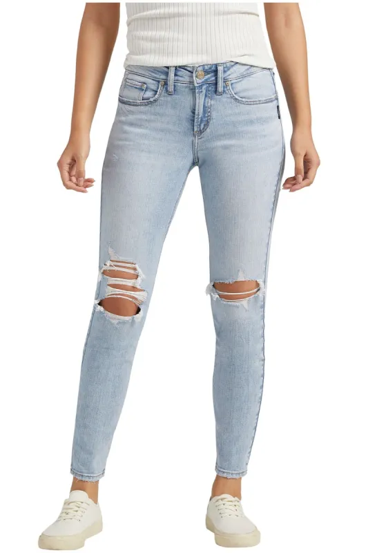 Suki Mid Rise Skinny Jeans sold by Below the Belt
