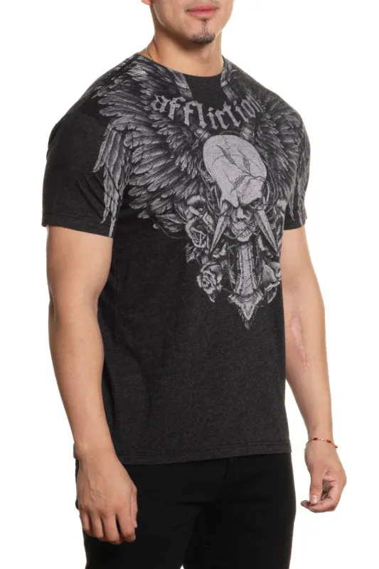 Crossed Over Tee sold by Below the Belt