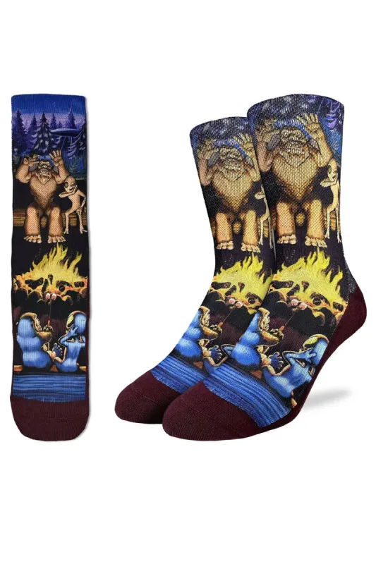 Big Foot & Alien Camping Sock sold by Below the Belt