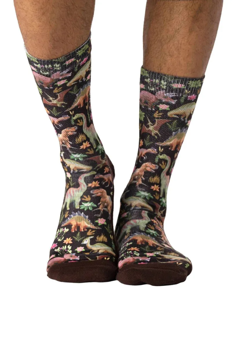 Floral Dinosaurs Sock sold by Below the Belt product image thumbnail 2