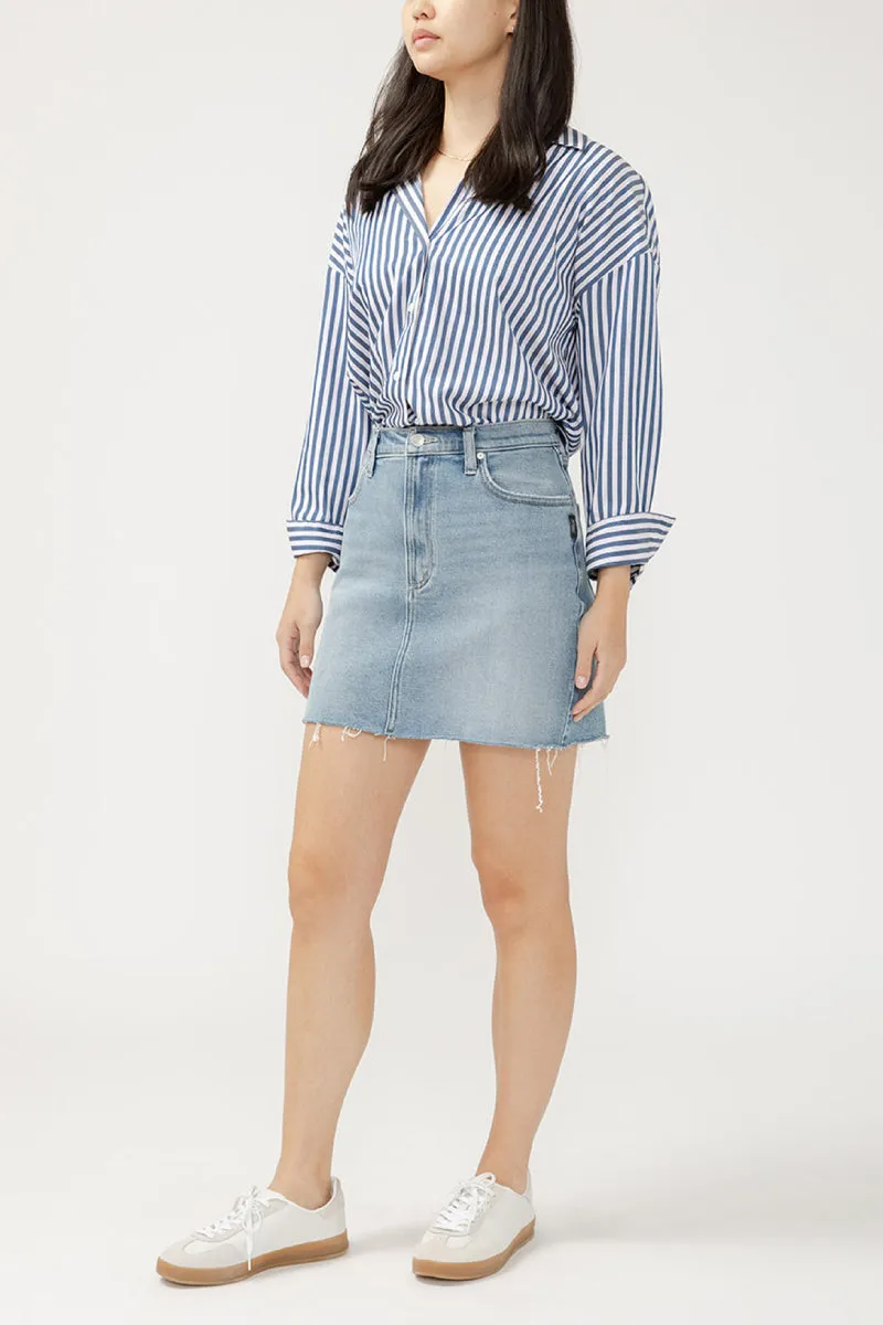 Denim Mini Skirt sold by Below the Belt product image thumbnail 3