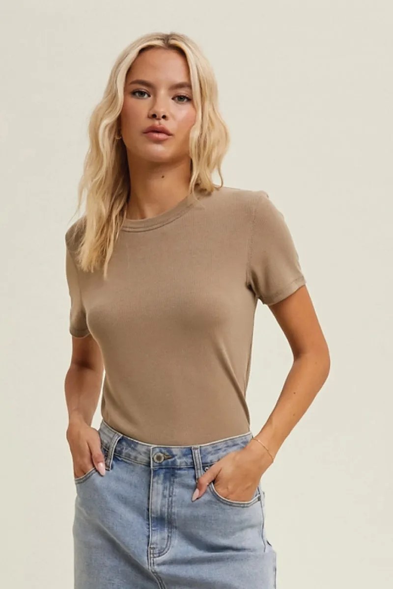 Ribbed Crew Tee sold by Below the Belt product image thumbnail 2