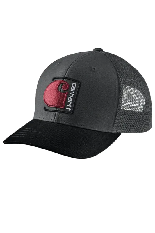 Canvas Mesh Back C Patch Cap sold by Below the Belt