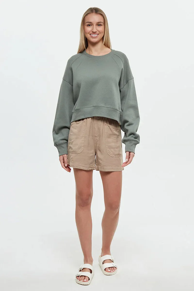 Bluffs Cropped Crew Sweatshirt sold by Below the Belt product image thumbnail 3
