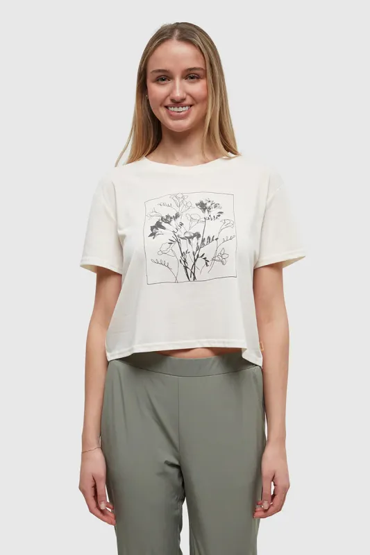 Floral Crop Tee sold by Below the Belt
