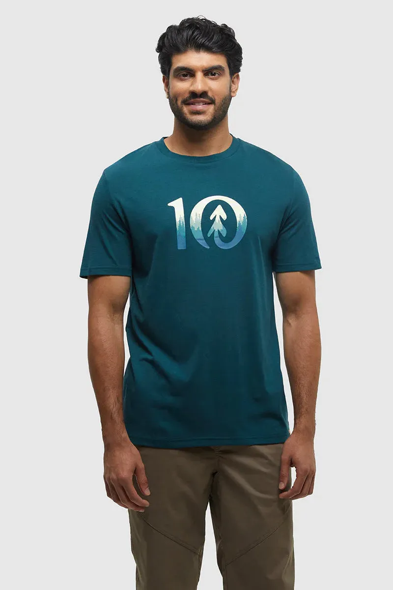 Cloudy Forest Tee sold by Below the Belt product image thumbnail 3