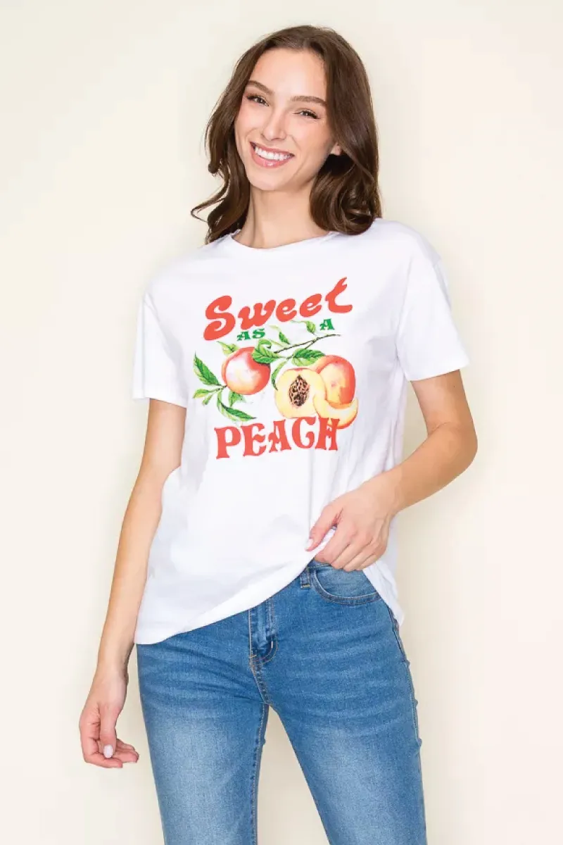 Sweet Peach Tee sold by Below the Belt product image thumbnail 2