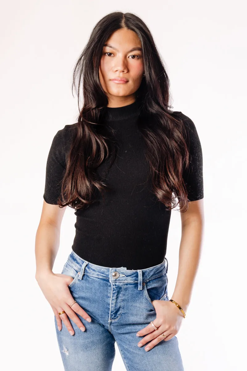 Mock Neck Tee sold by Below the Belt