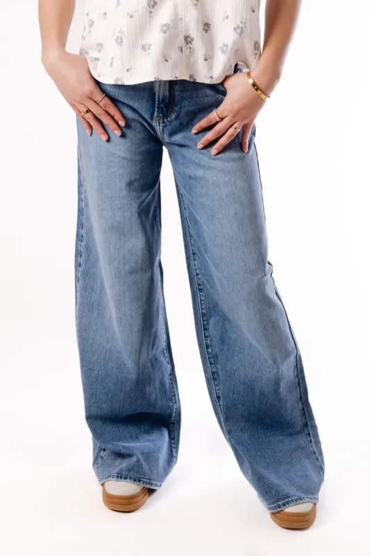 Highly Desirable Ultra Wide Leg Jeans made by Silver Jeans