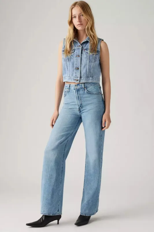 Ribcage Wide Leg Jeans sold by Below the Belt