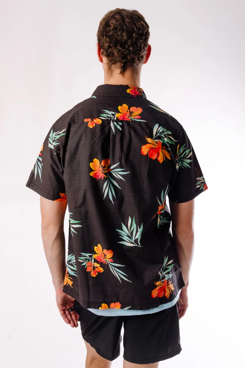 Hibiscus Vibes Short Sleeve Shirt sold by Below the Belt product image thumbnail 4