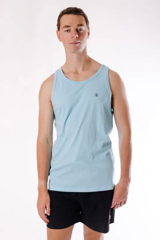Solid Heather Tank sold by Below the Belt