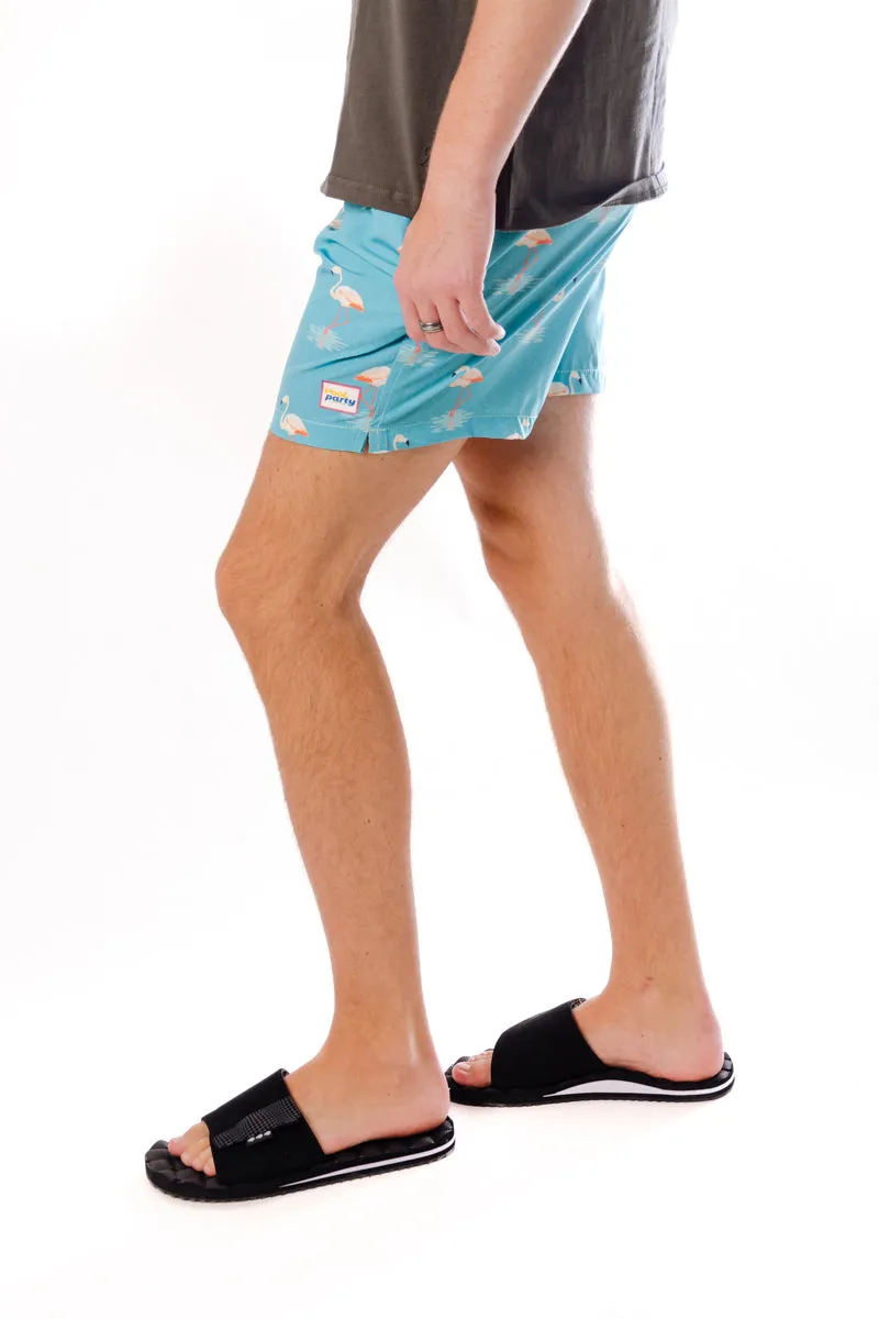 Flamingo Flock Swim Shorts sold by Below the Belt product image thumbnail 3