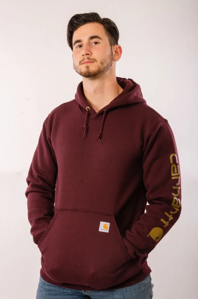 Logo Sleeve Hoodie sold by Below the Belt