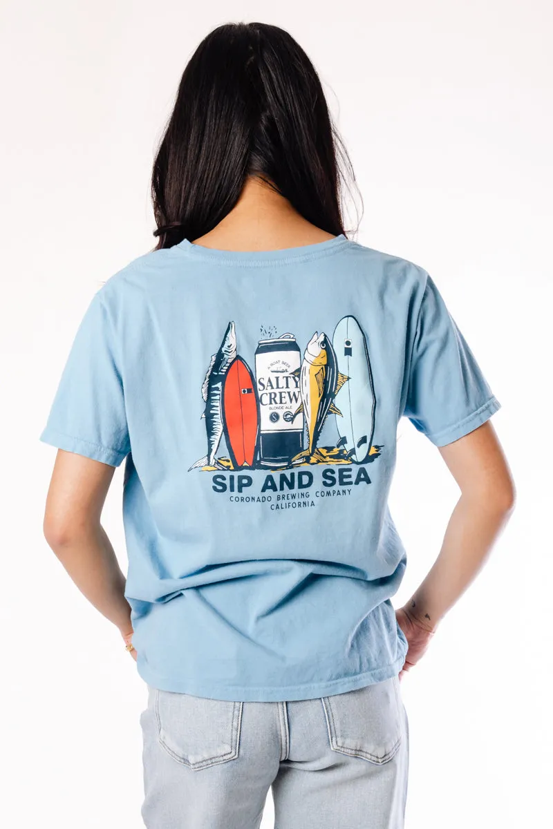 Sip & Sea Boyfriend Tee sold by Below the Belt product image thumbnail 2