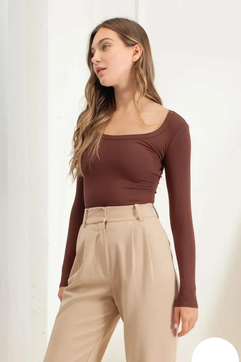 Solid Scoop Long Sleeve sold by Below the Belt product image thumbnail 2