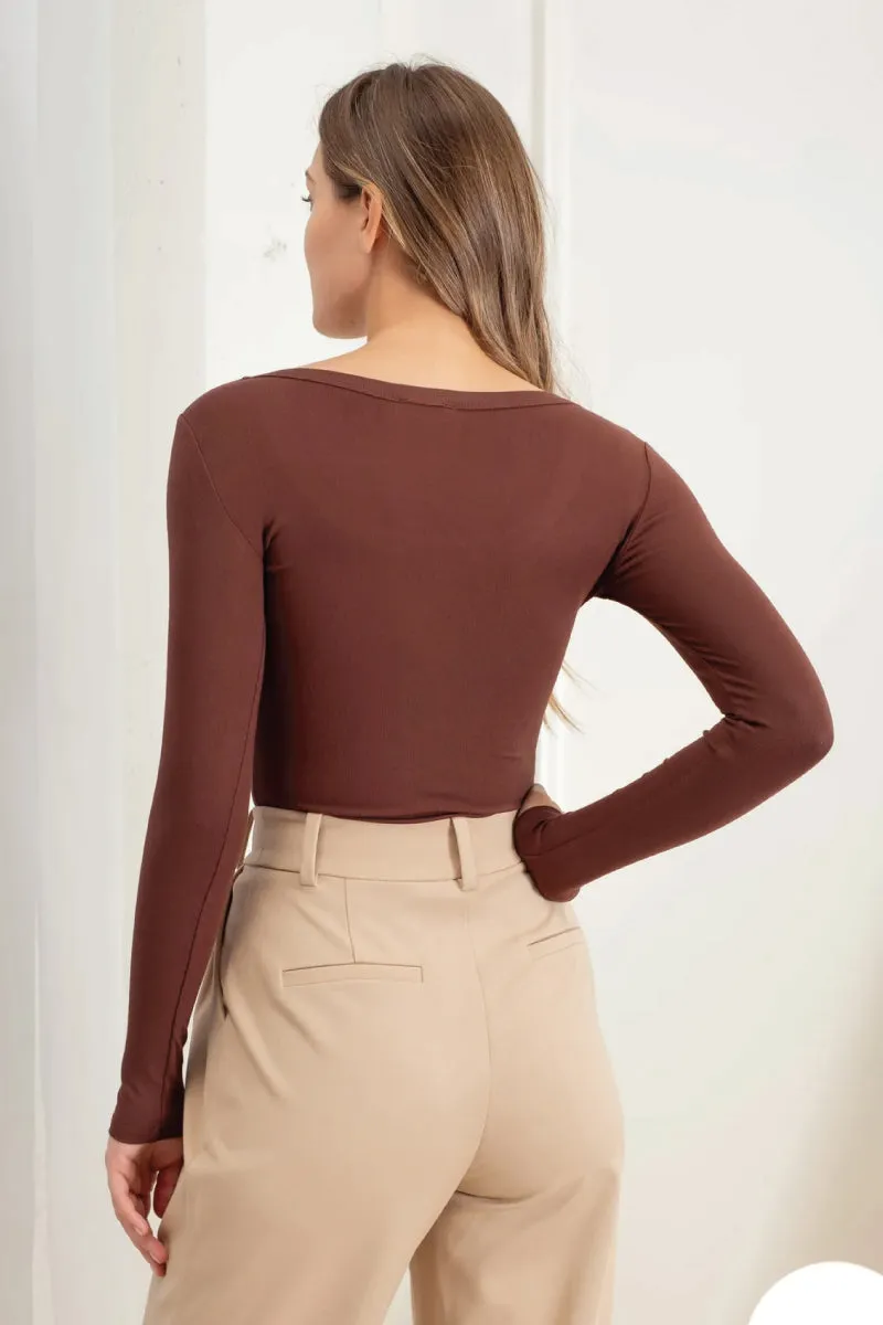 Solid Scoop Long Sleeve sold by Below the Belt product image thumbnail 3