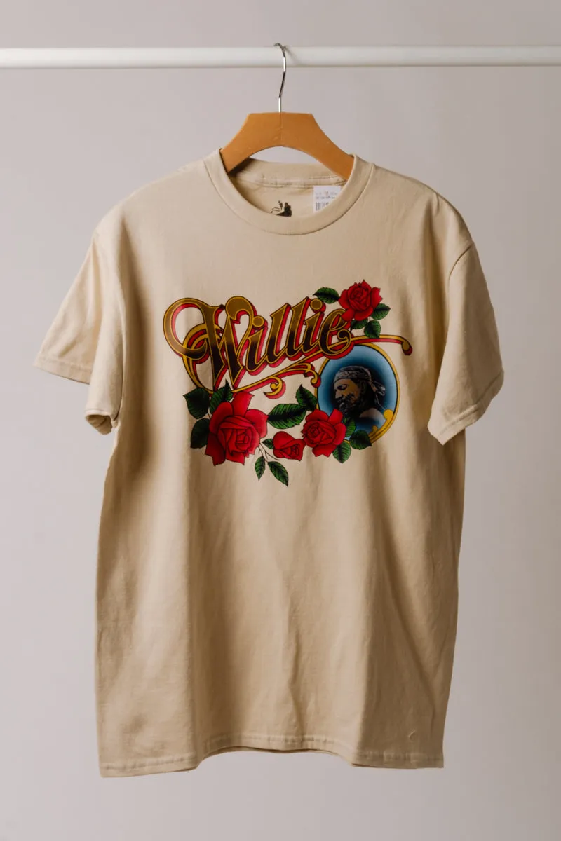 Willie Nelson Tee sold by Below the Belt