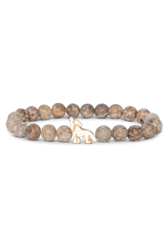 The Scout Bracelet - Wolf made by Fahlo