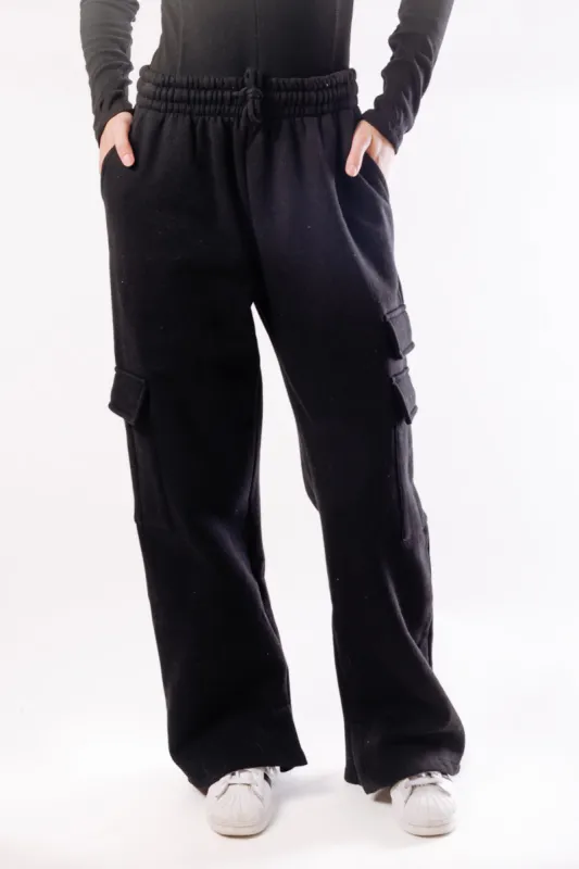 Relax Cargo Wide Leg Pants sold by Below the Belt