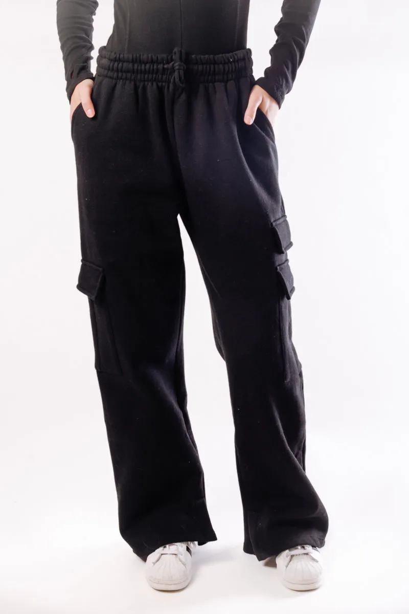 Relax Cargo Wide Leg Pants sold by Below the Belt
