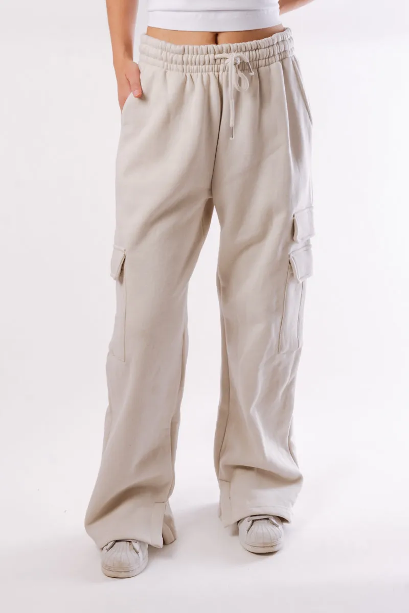 Relax Cargo Wide Leg Pants sold by Below the Belt