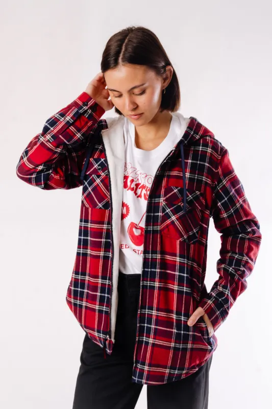 Plush Lined Flannel Jacket sold by Below the Belt