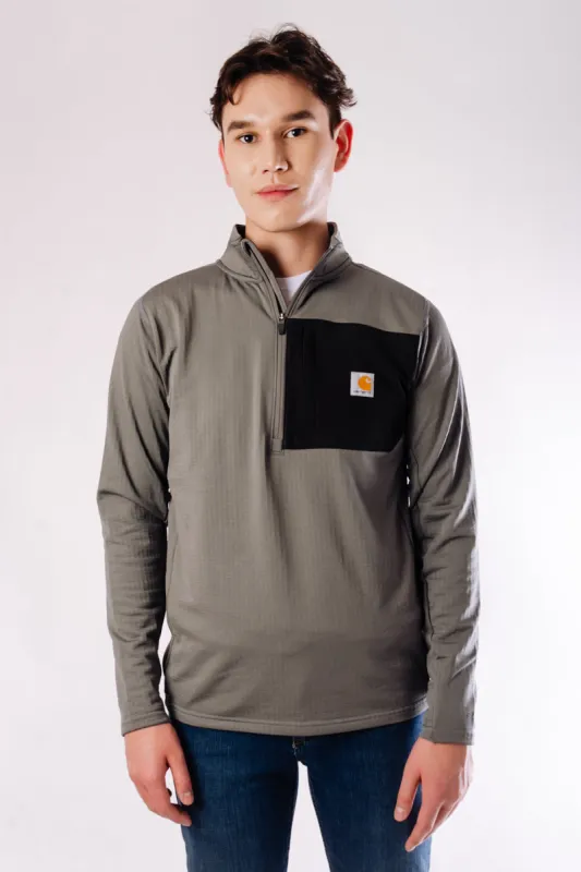 Force Relaxed Mockneck 1/2 Zip made by Carhartt