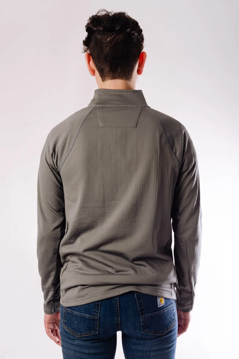 Force Relaxed Mockneck 1/2 Zip sold by Below the Belt product image thumbnail 4