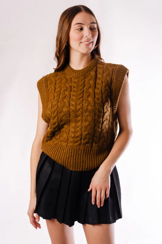 Crew Cable Vest sold by Below the Belt