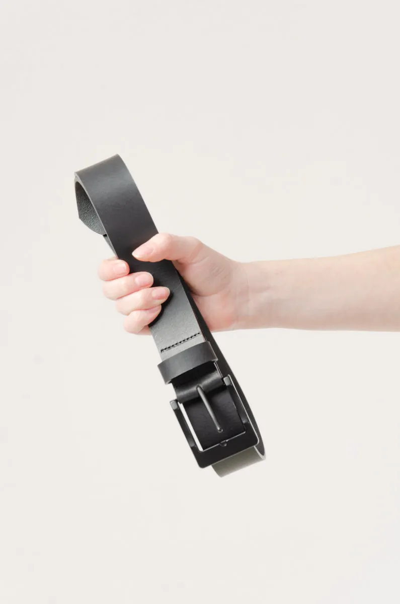 Leather Belt with Matte Buckle sold by Below the Belt product image thumbnail 2