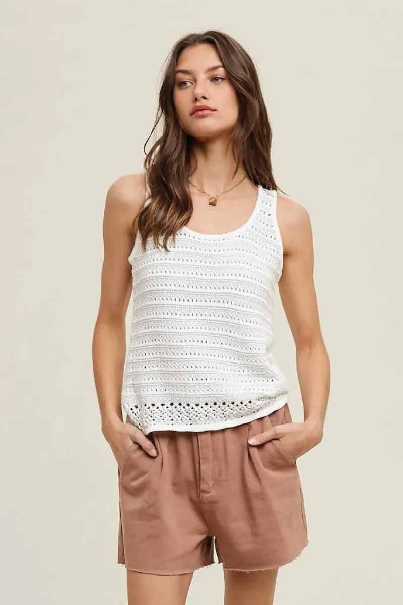 Crochet Sweater Tank sold by Below the Belt product image thumbnail 2