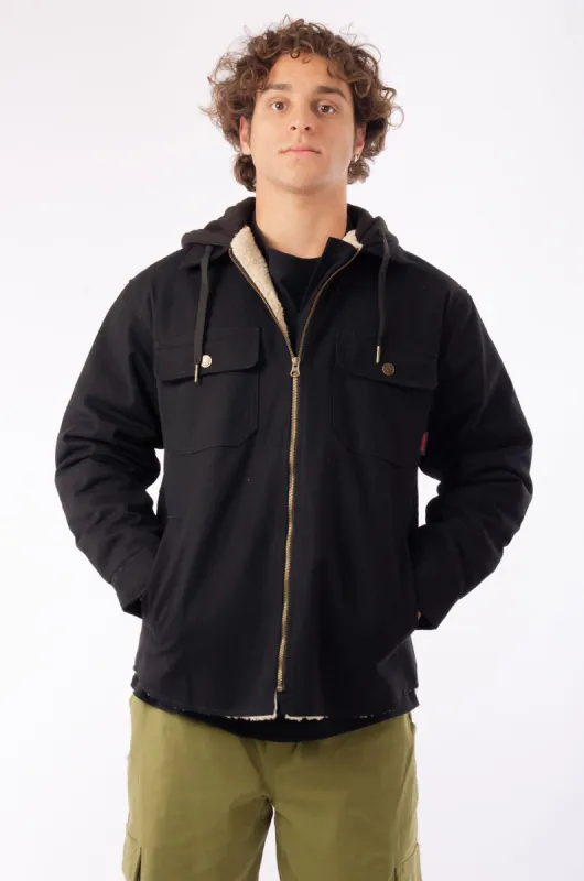 Sherpa Lined Duck Jacket sold by Below the Belt