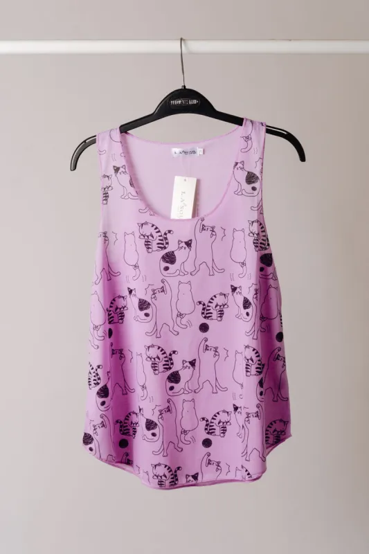 Dancing Cats Tank made by Below the Belt