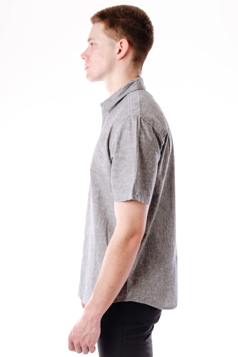 Solid Linen Short Sleeve Shirt sold by Below the Belt product image thumbnail 3