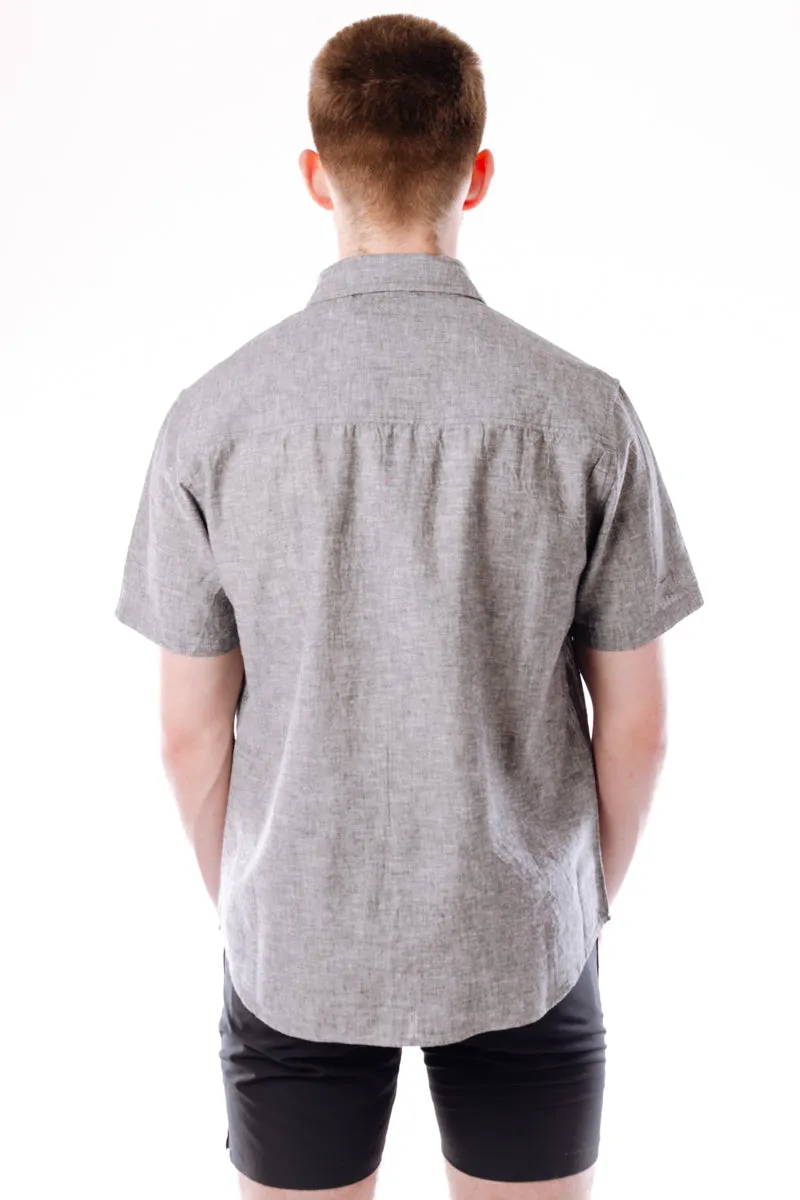 Solid Linen Short Sleeve Shirt sold by Below the Belt product image thumbnail 4