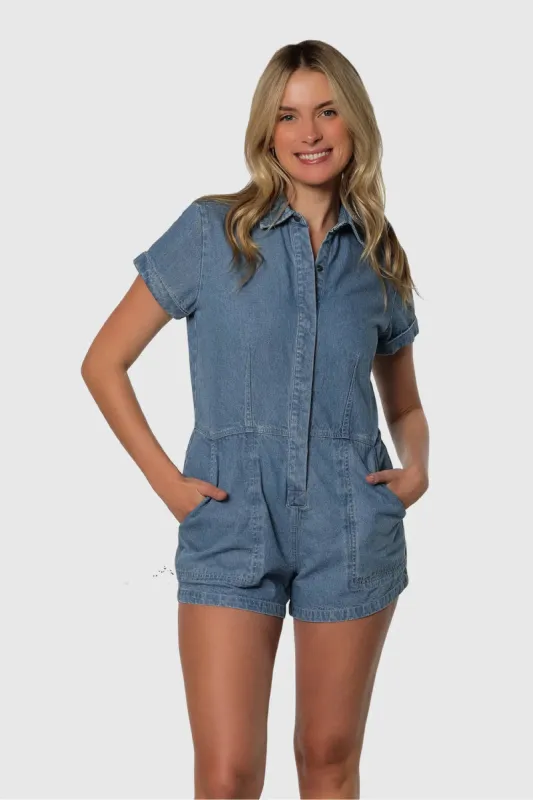 Utility  Romper sold by Below the Belt