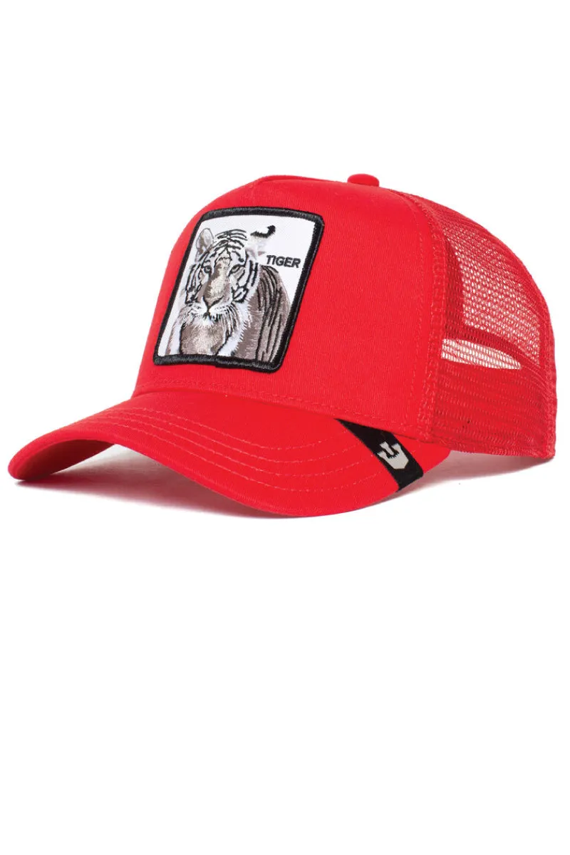 Unisex White Tiger Trucker Hat sold by Below the Belt product image thumbnail 2