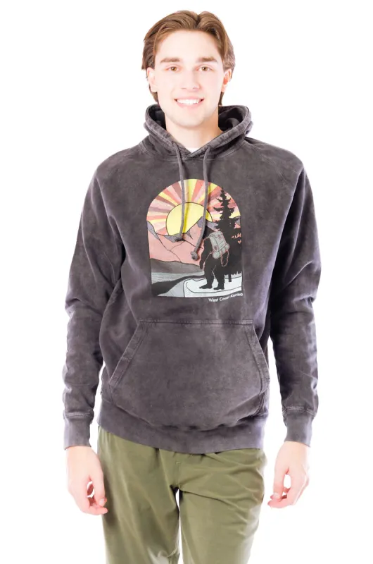 Unisex Retro Sasquatch Hike Hoodie made by Below the Belt