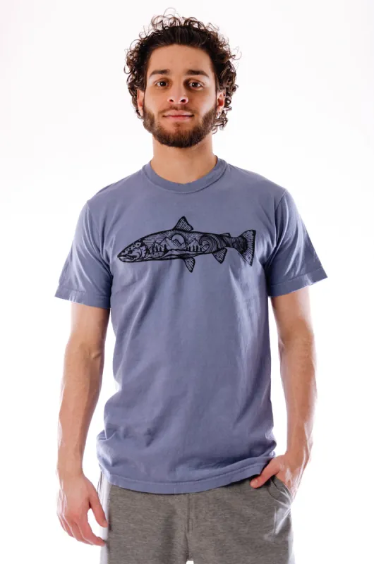 Atlantic Salmon Tee sold by Below the Belt