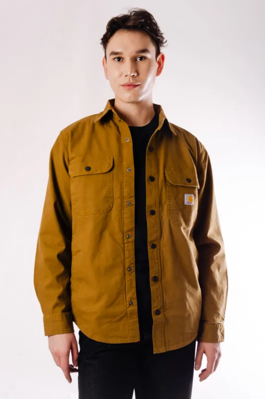 Rugged Fleece Lined Shirt Jacket made by Carhartt