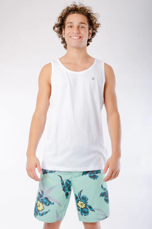 Solid Heather Tank sold by Below the Belt