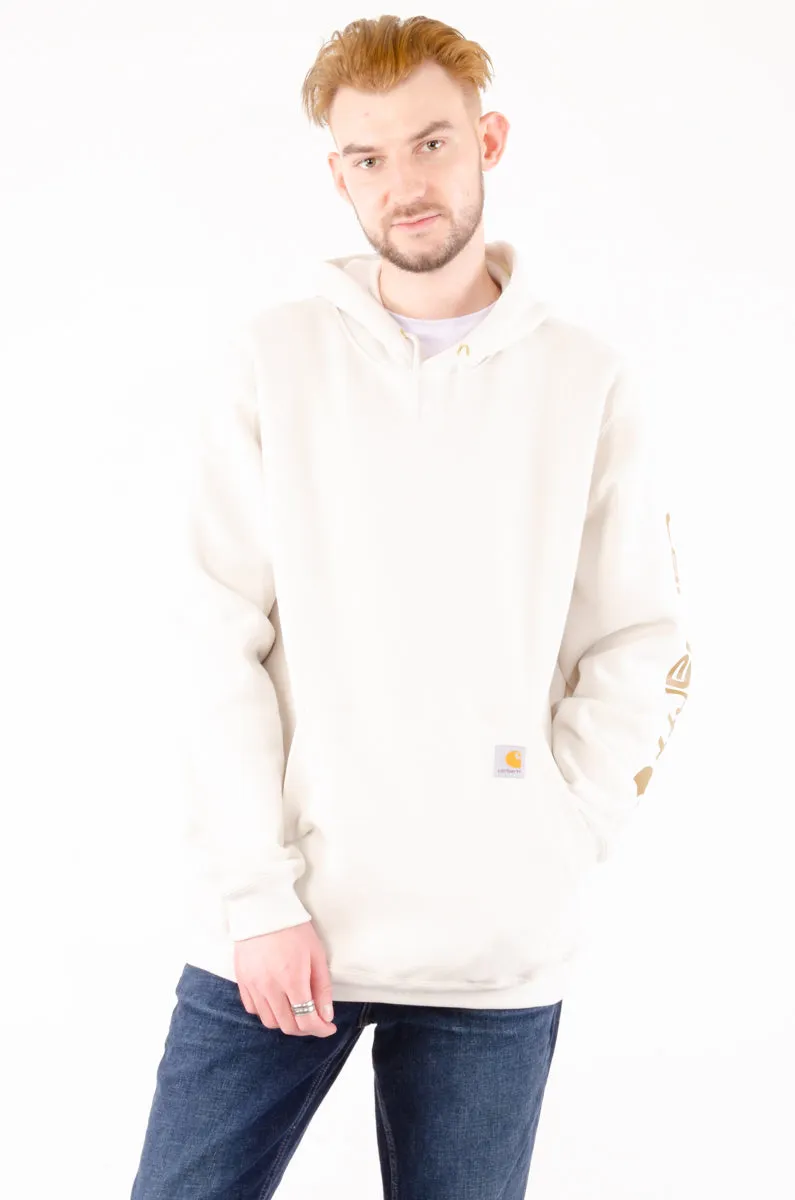 Logo Sleeve Hoodie sold by Below the Belt