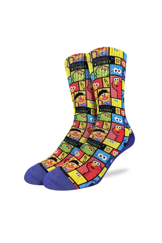 Sesame Street Patterns Sock sold by Below the Belt