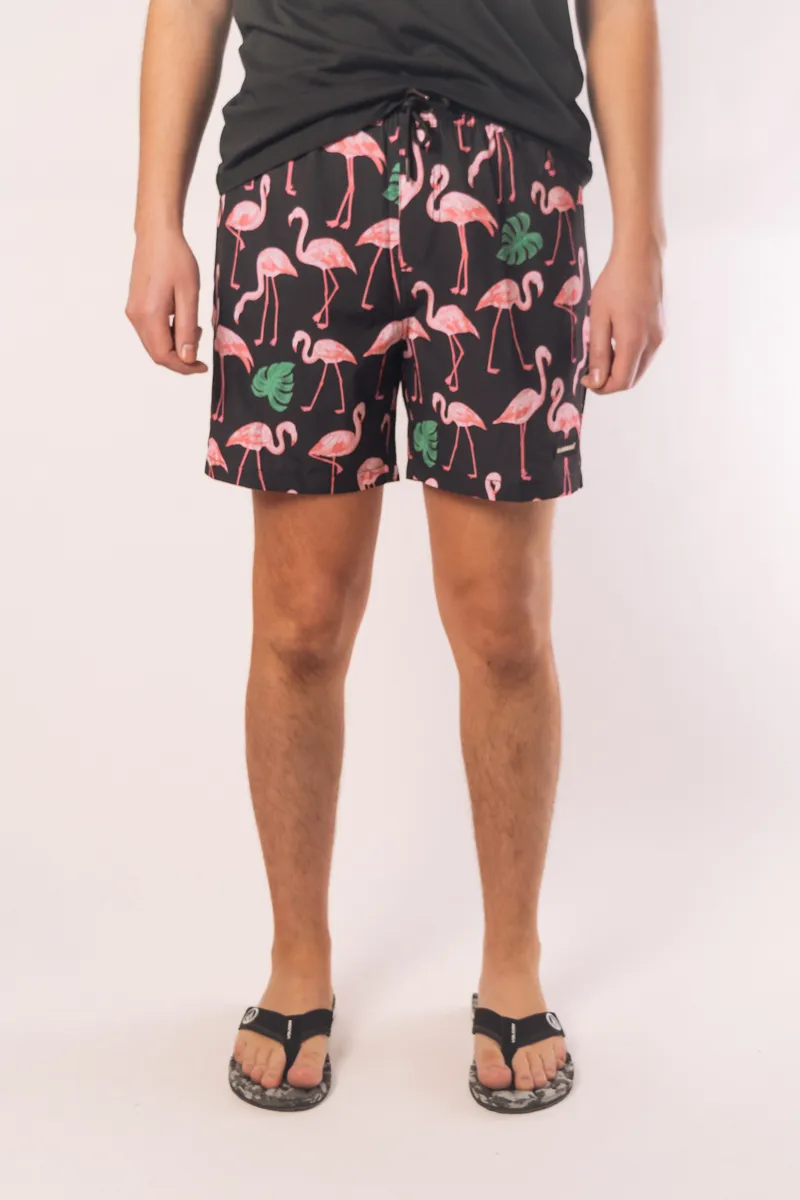 Flamingo Garden Volley Short sold by Below the Belt